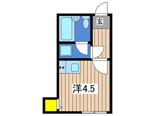 サンステージ蒔田A棟の物件間取画像